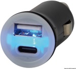 Osculati - Adattatore presa corrente USB-A + USB-C