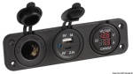 Voltmetro/Amperometro digitale 12V e USB-A + USB-C - 14.517.29