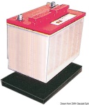 Osculati - Vassoio in gomma per batteria piccolo