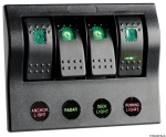 Osculati - Pannello elettrico PCP Compact 4 interruttori