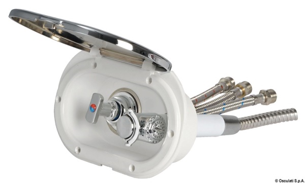 Box doccia con tubo inox 2,50 m - 15.140.30