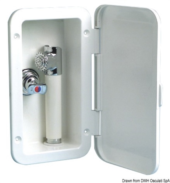 Box doccia con miscelatore tubo PVC 4 m a parete - 15.239.02