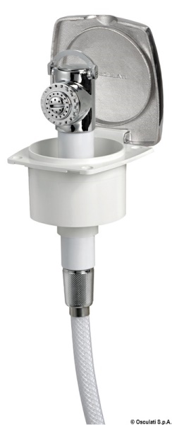 Doccetta New Edge Inox tubo PVC 4 m - 15.243.71