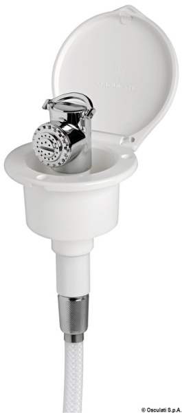 Doccia Elegant bianca tubo PVC 2,5 m in piano - 15.246.00