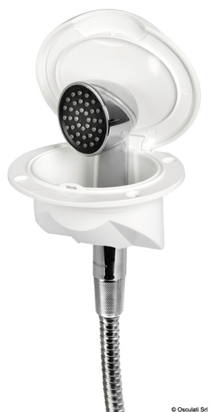 Box doccia Nuvola con doccia Keji-tubo Inox 2,5m - 15.275.11