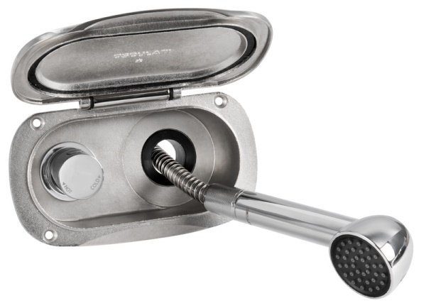 Box doccia Elissa inox con doccia tubo nylon 4 m - 15.325.61