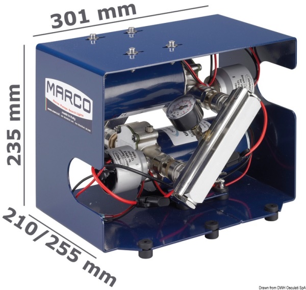 Doppia autoclave a contollo elettr. 2,5 bar 52 l/m - 16.047.35