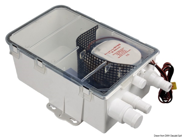 Pozzetto acque grigie Europump Auto 24 V - 16.130.24