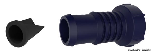 Scarico dritto 3/4" & 1" c/valvola non ritorno - 16.491.91