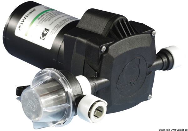 Pompa Whale per lavaggio ponti 18 l/min 24 V - 16.700.07