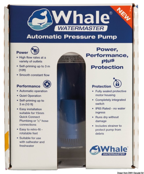 Autoclave Whale Watermaster 11,5 l/min 12 V retail - 16.700.15