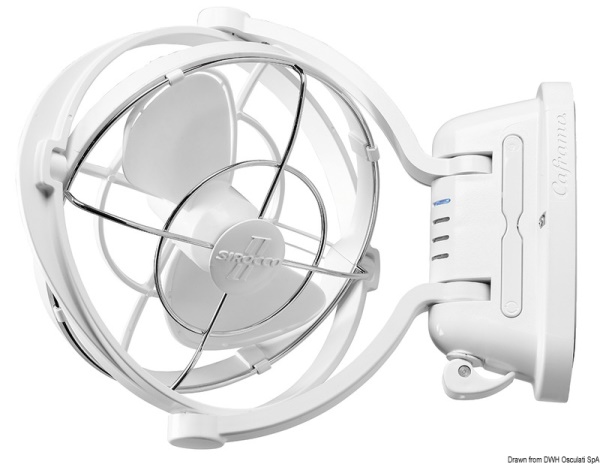 Ventilatore Caframo mod. Sirocco II bianco 12/24V - 16.755.00