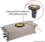 Osculati - Pozzetto 20 L con sensore elettronico per 2 pompe