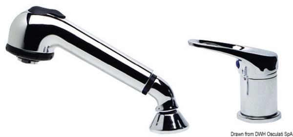 Miscelatore monocomando + doccia estraibile - 17.016.00