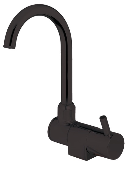 Miscelatore Style nero canna abbattibile - 17.079.05