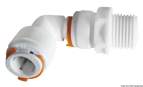 Raccordo a 90° femmina con maschio da 3/8" - 17.111.13