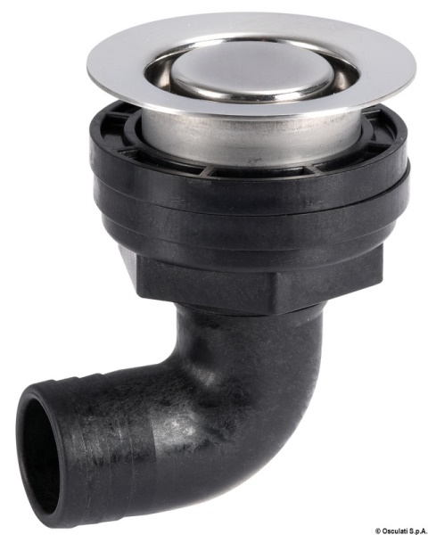 scarico inox con filtro 90° - 17.122.90