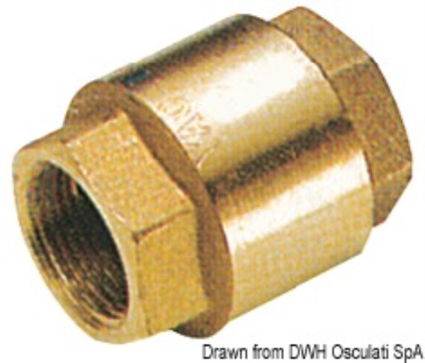 Valvola ritegno ottone 1/2" - 17.232.02