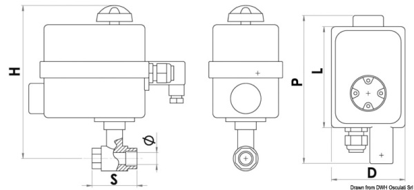 Valvola PN40 1" con pannello - 17.240.04