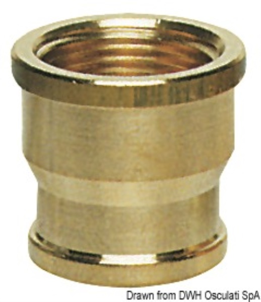 Manicotto ottone femmina/femmina 1"1/4 x 1"1/2 - 17.271.04