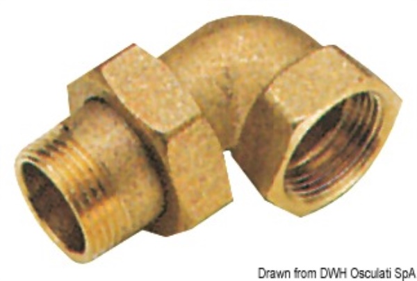 Raccordo 3 pezzi curvo 1" 1/4 - 17.274.04