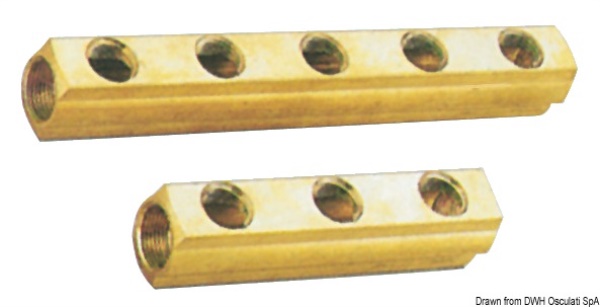 Collettore lineare 4 vie 1" x 1/2" - 17.316.04