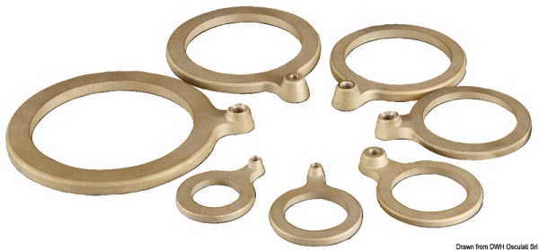 Rondella in ottone 1" 1/2 con attacco cavo massa - 17.342.06