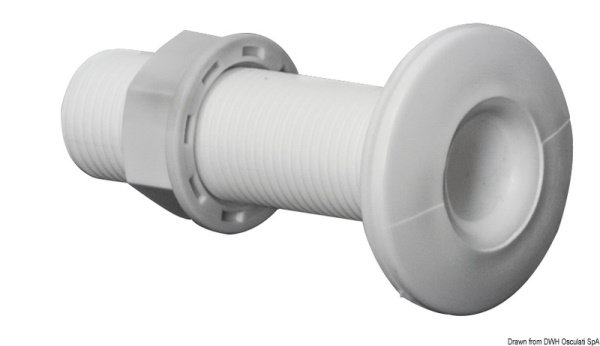 Scarico a mare plastica 1/2" - 17.394.01