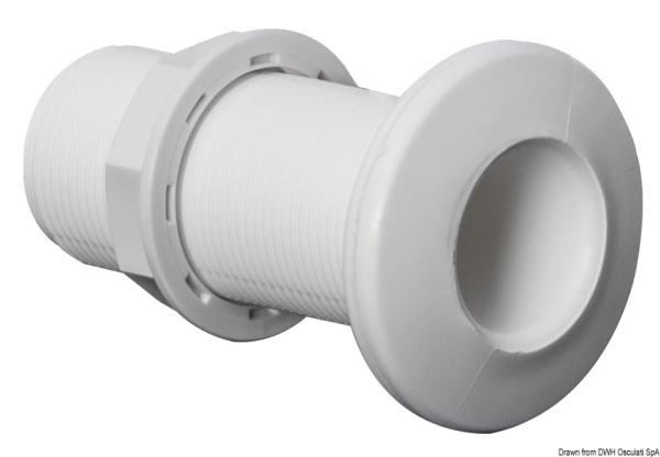 Scarico a mare plastica 1" 1/4 - 17.394.05