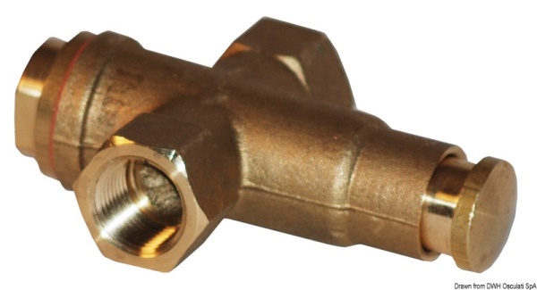 Rubinetto ottone a pulsante 3/8" - 17.400.03