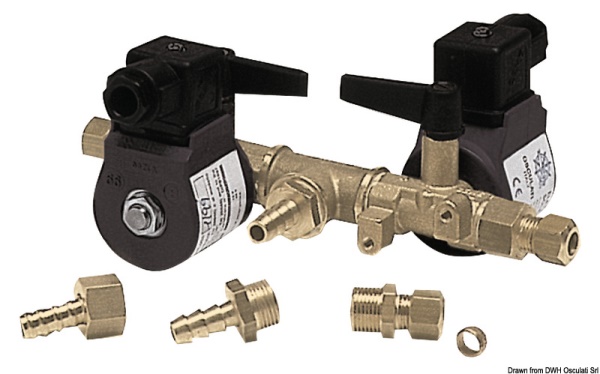 Elettrorubinetto carburante doppio - 17.406.00