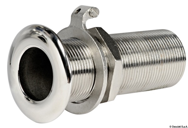 Scarico a mare inox 1" x 107 mm - 17.422.83