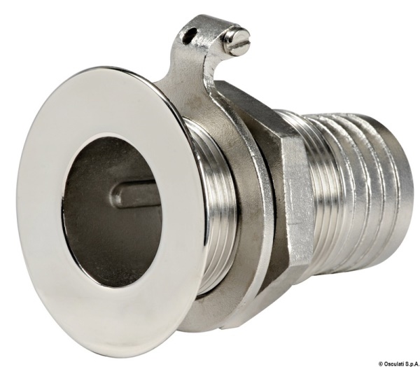 Scarico a mare inox 1" 1/2 x 44 mm - 17.524.05