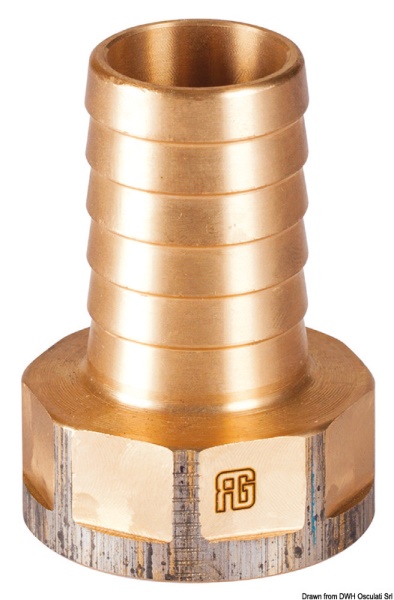 Portagomma femmina in bronzo 1/2" x 20 - 17.569.02