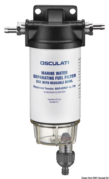 Filtro benzina con separatore 200-406 l/h - 17.661.30
