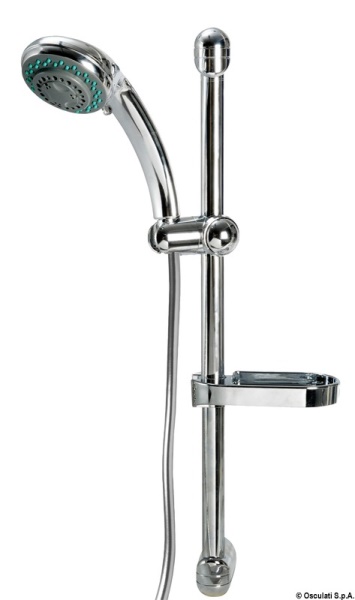 Doccia saliscendi Wash tubo in PVC grigio - 17.669.00