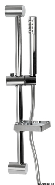 Doccia saliscendi Yuma tubo in PVC grigio - 17.669.05