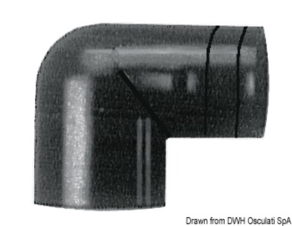 Gomito 90° Whale 38 mm - 17.712.00