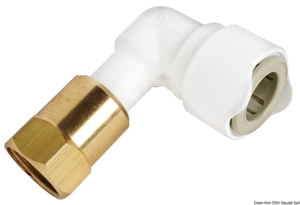 Gomito filetto da 1/2" BSP femmina - 17.815.31