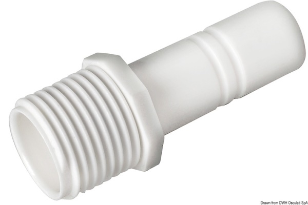 Raccordo cilindrico maschio + 1/2" BSP Whale - 17.815.87