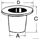 Osculati - Scarico a mare plastica 3/4