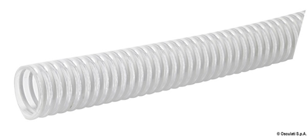 Tubo con spirale in PVC bianco 26 mm - 18.006.20
