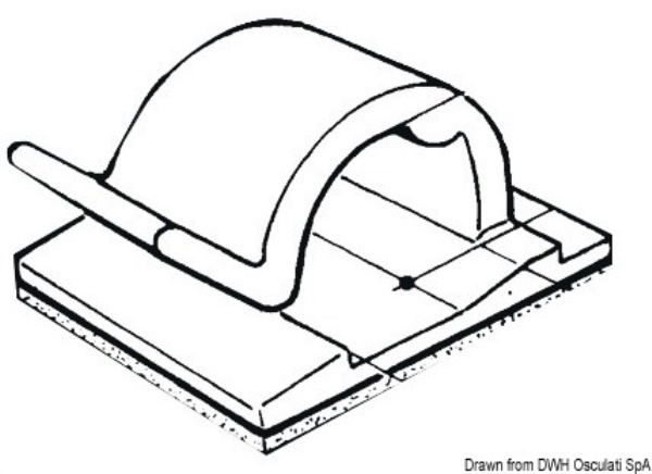 Fermacavo nylon 5 x 5 mm - 18.030.01