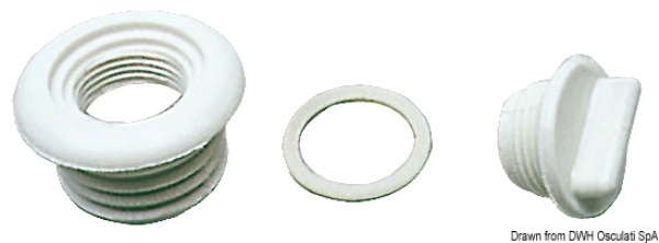 Tappo nylon bianco - 18.636.00