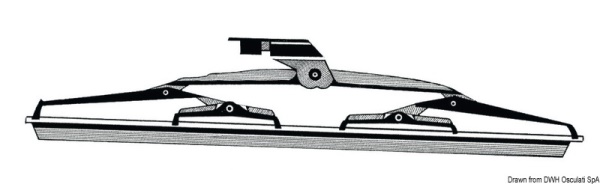 Spazzola inox tergicristallo 457 mm - 19.112.18