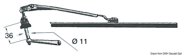 Tergicristallo a mano 280 mm - 19.150.00