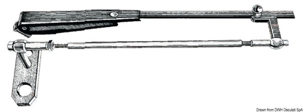 Braccio pantografo 381/432 mm - 19.152.45