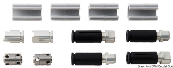 Kit cerniere per Lewmar LP o MP - 19.903.05