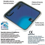 Passo uomo Lewmar Low Profile 30 con braccetto - 19.411.30