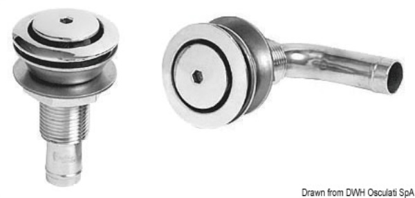 Sfiato inox 90° testa 45 mm - 20.272.02
